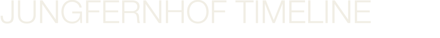 JUNGFERNHOF TIMELINE