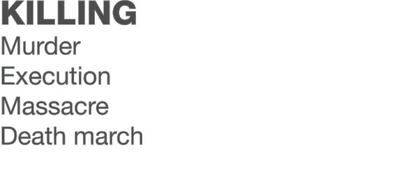 Killing Murder Execution Massacre Death march